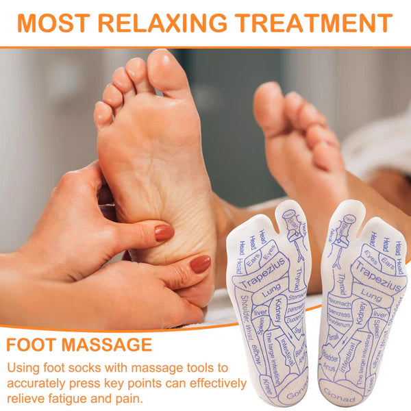 Acupressure Reflexology Socks,Reflexology Socks with Tools,Foot Massage Socks,Acupoint Socks,for Tired Relieve