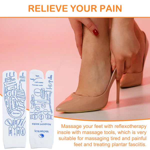 Acupressure Reflexology Socks,Reflexology Socks with Tools,Foot Massage Socks,Acupoint Socks,for Tired Relieve