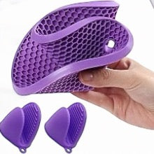 Heat Resistant Silicone Set for Oven and Bakeware (Purple)