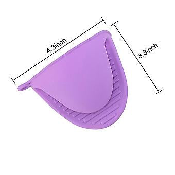 Heat Resistant Silicone Set for Oven and Bakeware (Purple)