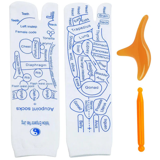 Acupressure Reflexology Socks,Reflexology Socks with Tools,Foot Massage Socks,Acupoint Socks,for Tired Relieve