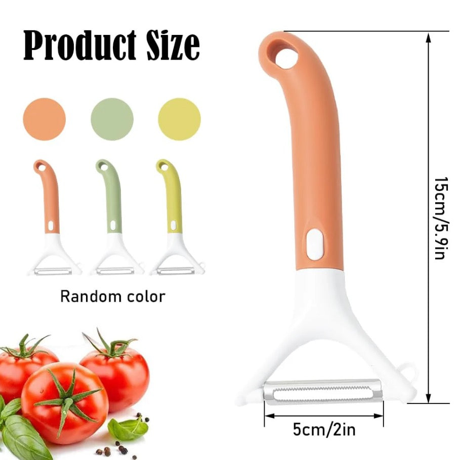 Multifunctional Non-Slip Grip Stainless Steel Y-Shaped Potato Peeler for Vegetable Fruits - Kitchen Utensils